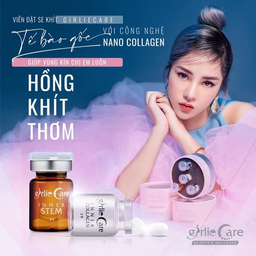 Viên đặt GIRLIECARE  âm đạo THƠM – HỒNG – KHÍT